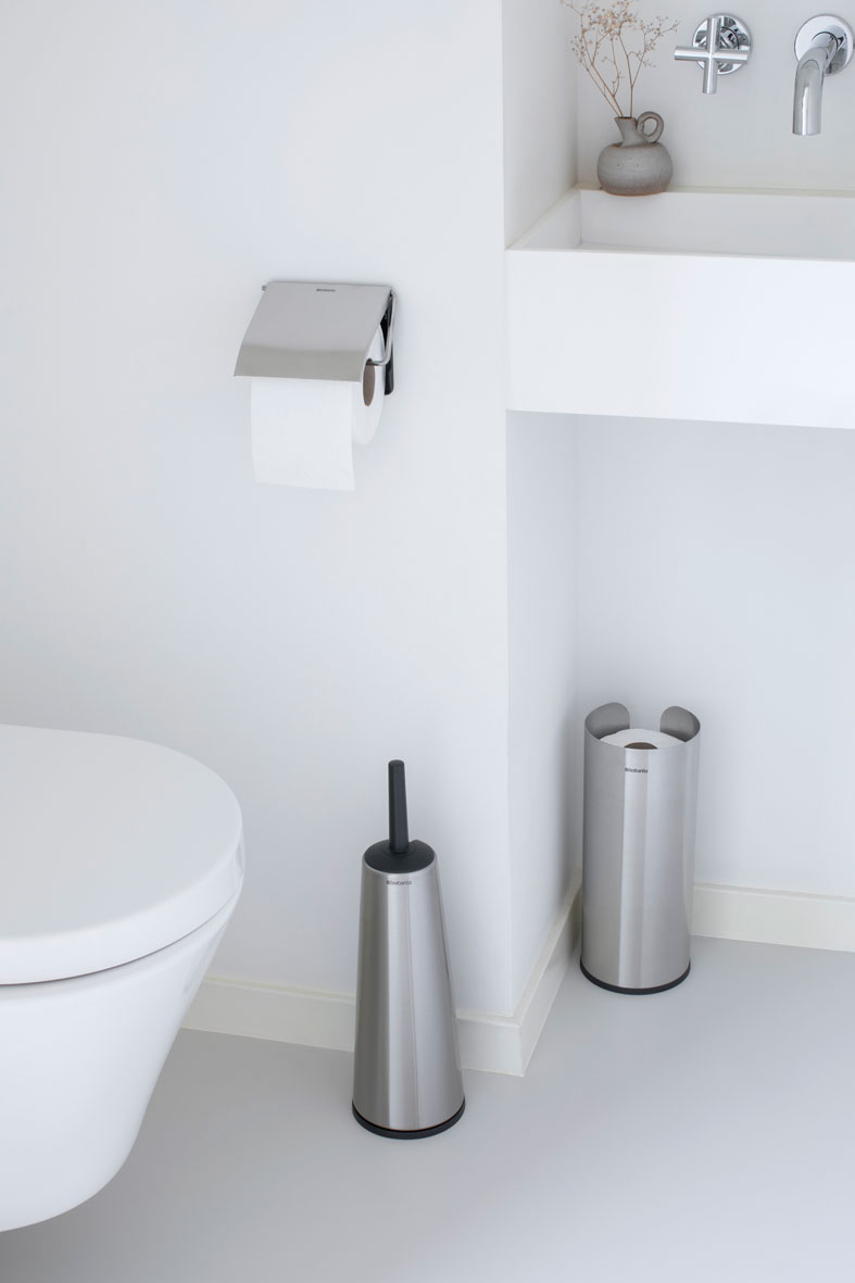 BRABANTIA ReNew mat - stojak na papier toaletowy ze stali nierdzewnej