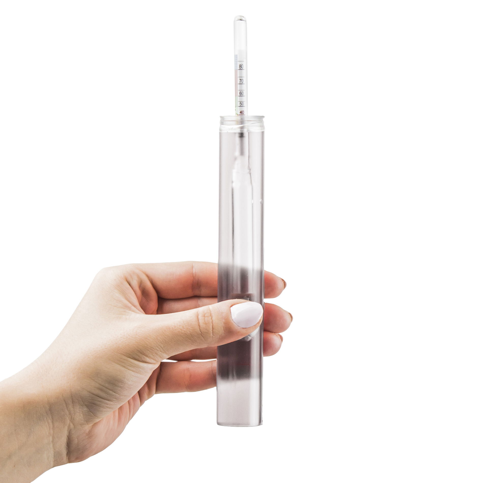 BROWIN Alkoholmeter Small 16 cm - alkoholomer s odberovou rúrkou