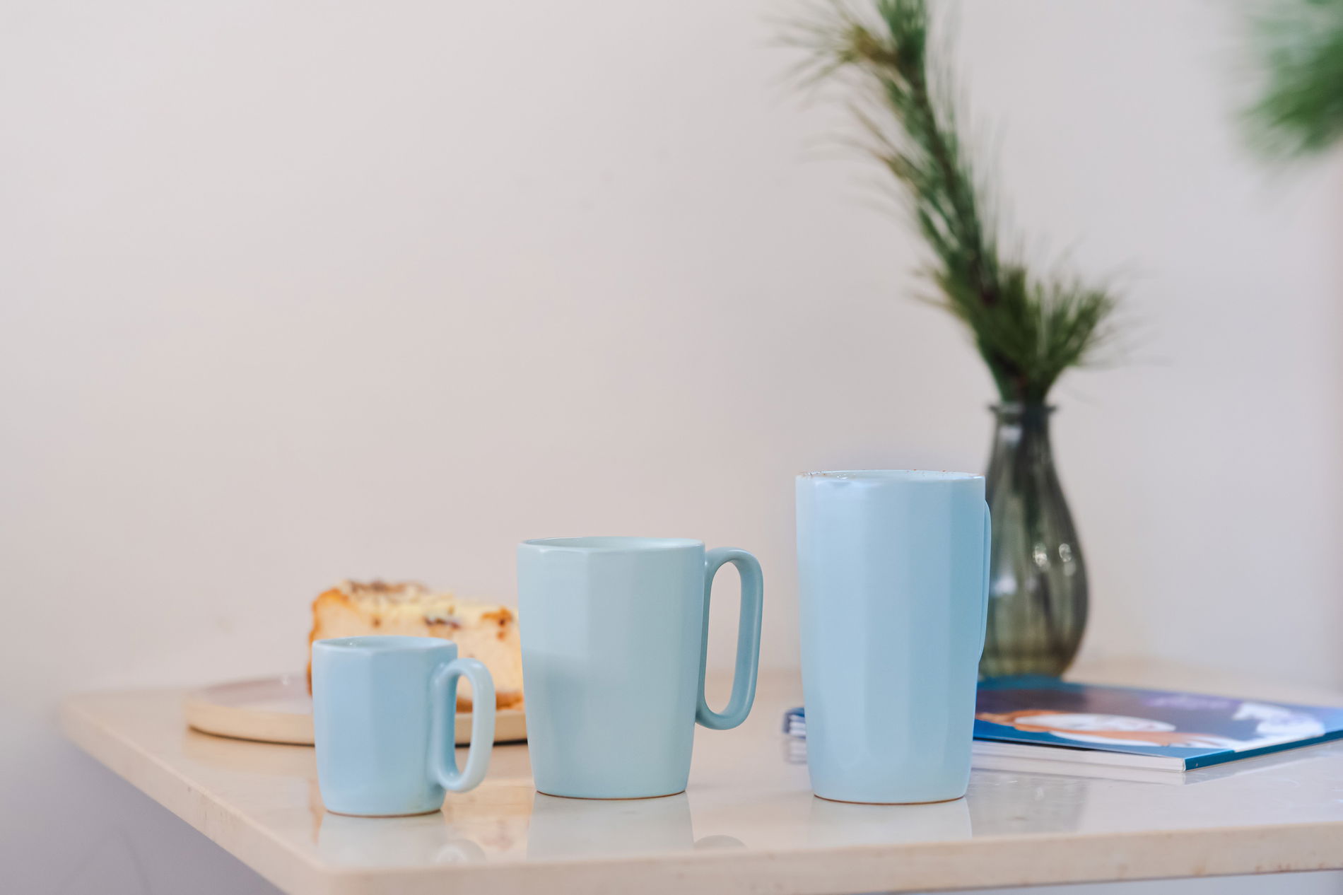 VIALLI DESIGN Fuori 330 ml 2 ks. mátové - vysoké keramické hrnky
