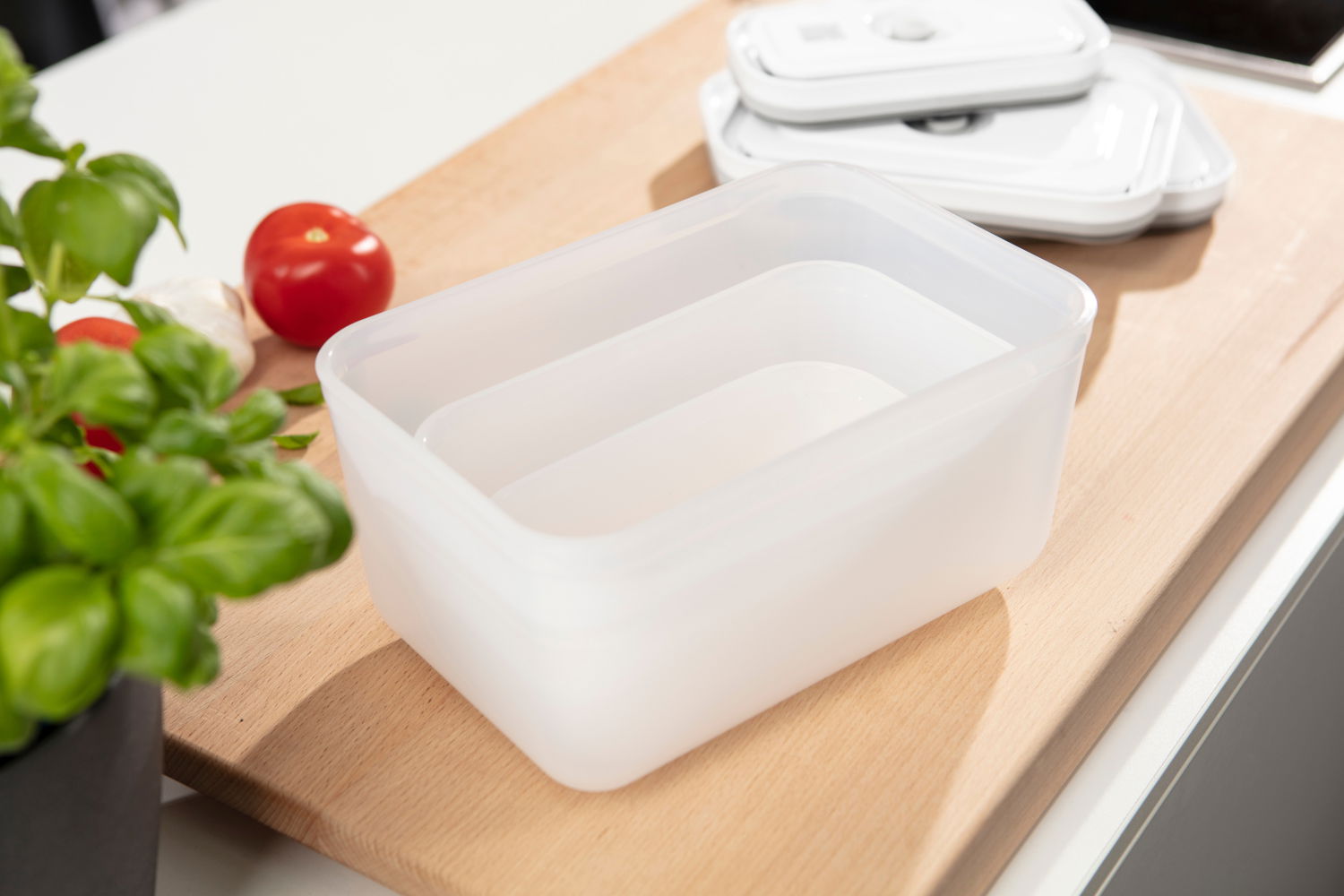 ZWILLING Fresh & Save 3 ks bílé – vzduchotěsné, plastové dózy na potraviny