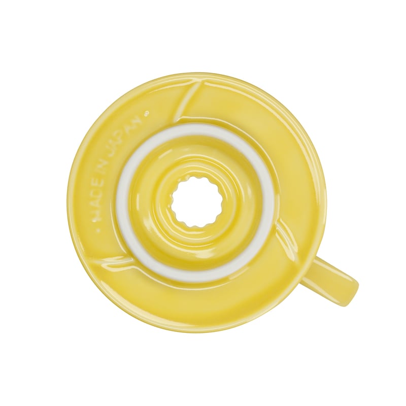 HARIO Drip V60-02 - keramický dripper na kávu s meracou nádobkou