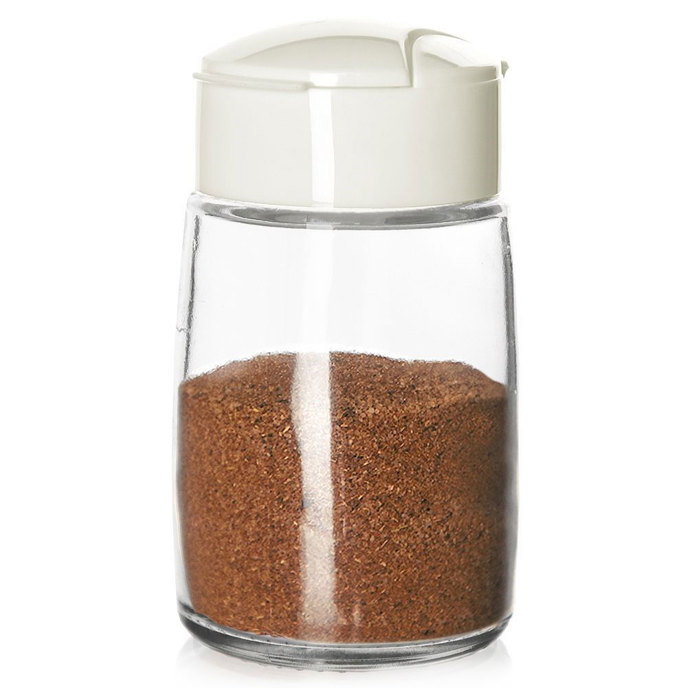 Nádoba / Skleněná nádoba na koření s dávkovačem 100 ml