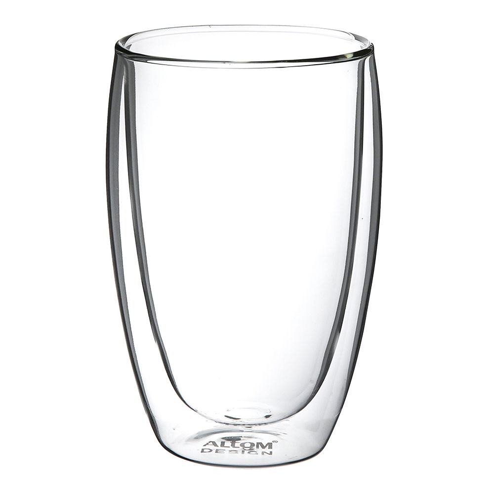 Termoskové na kávu a čaj s dvojitými sklenenými stenami ANDREA 380 ml 2 ks