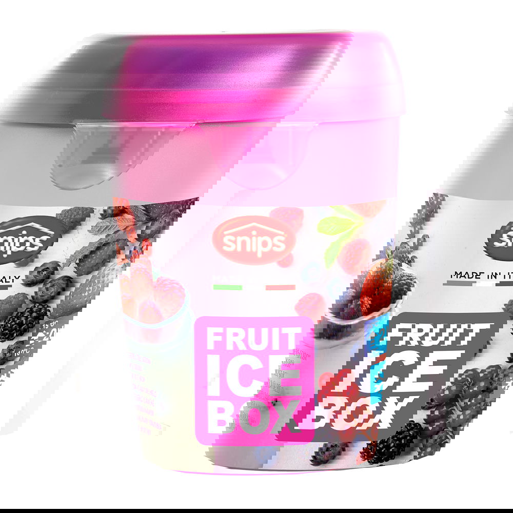 Plastová nádoba na jogurt a müsli s chladicí vložkou a lžičkou SNIPS BOX RŮŽOVÁ
