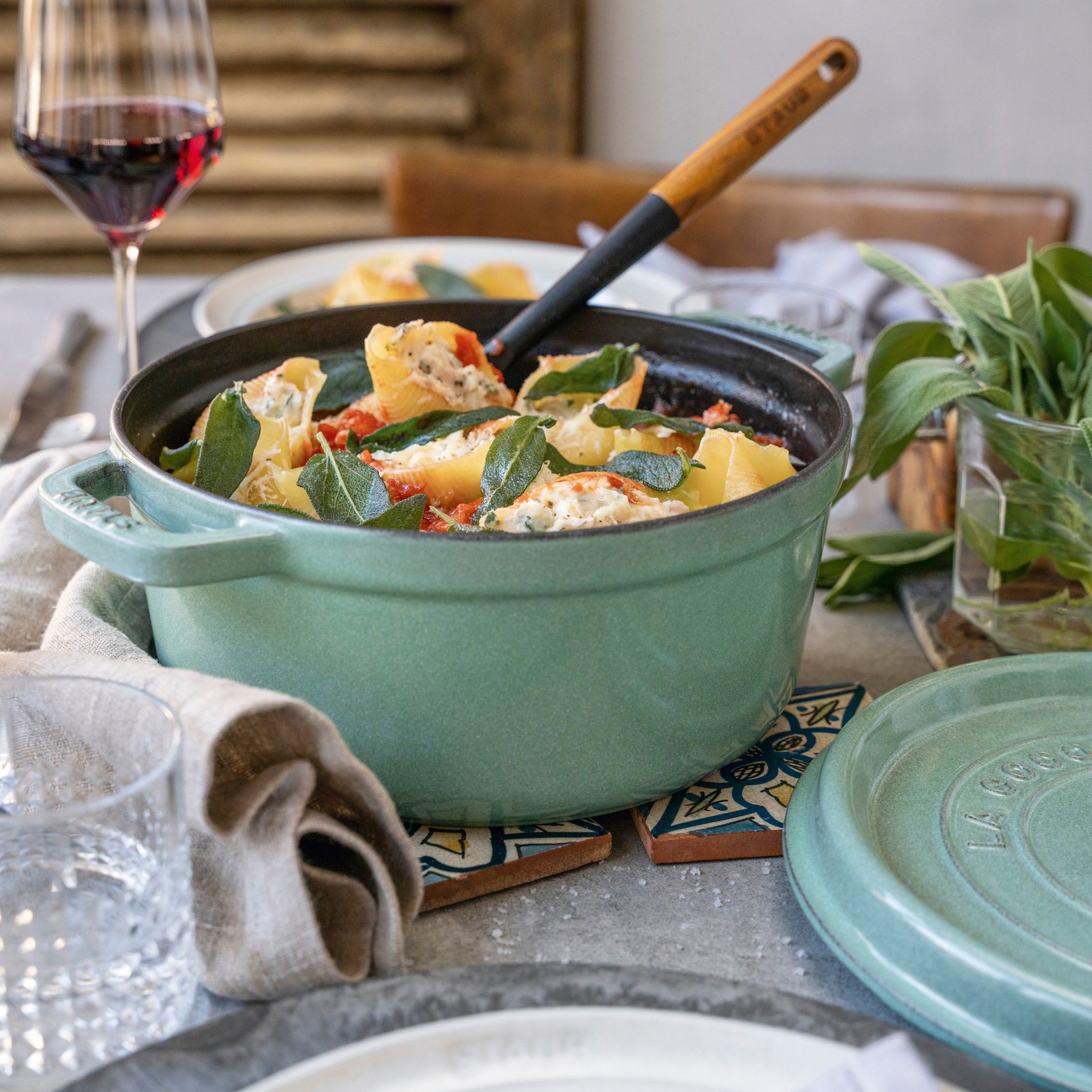 STAUB La Cocotte 6,7 l mint - litinový hrnec s poklicí