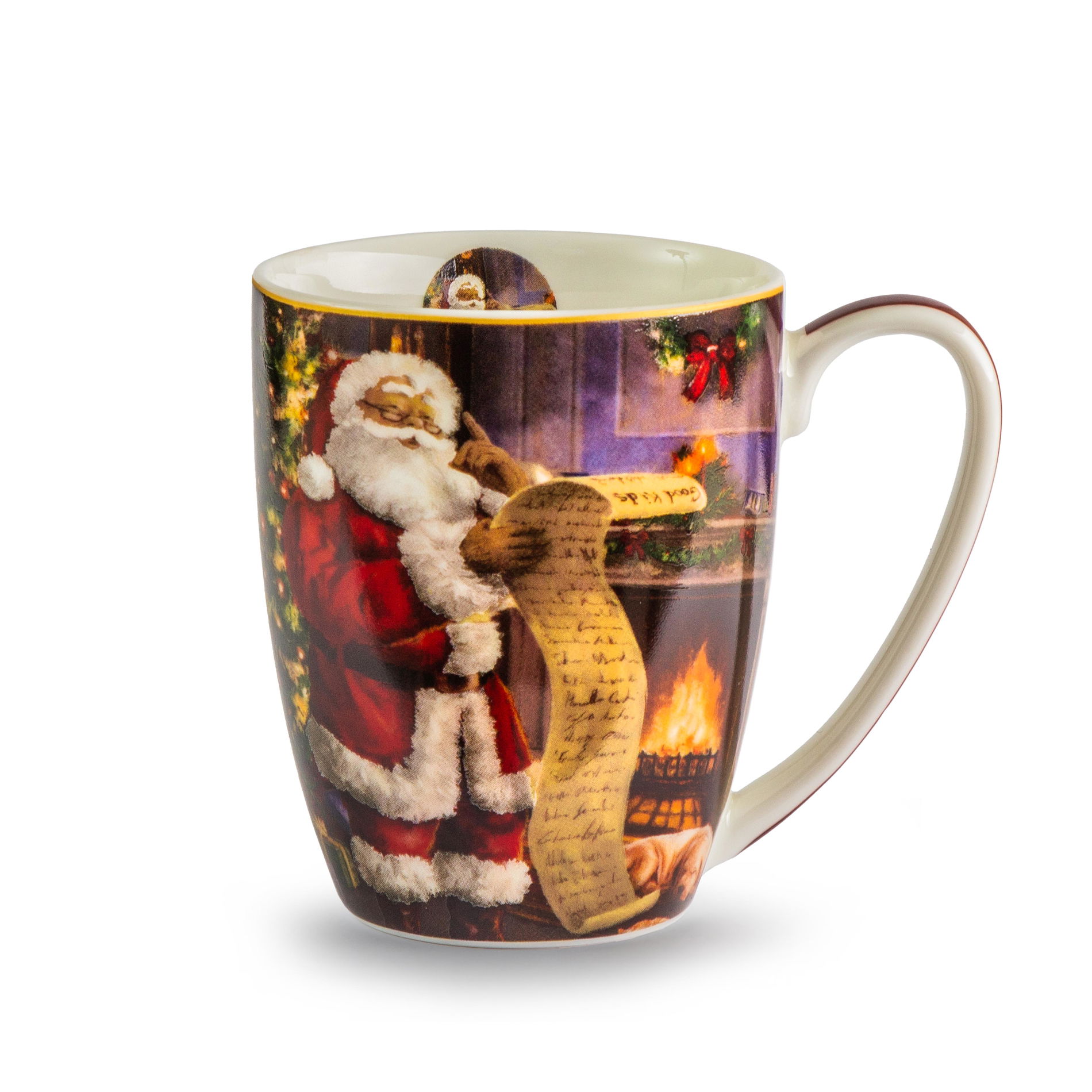 Vianočný porcelánový hrnček DUO SANTA LETTER 350 ml
