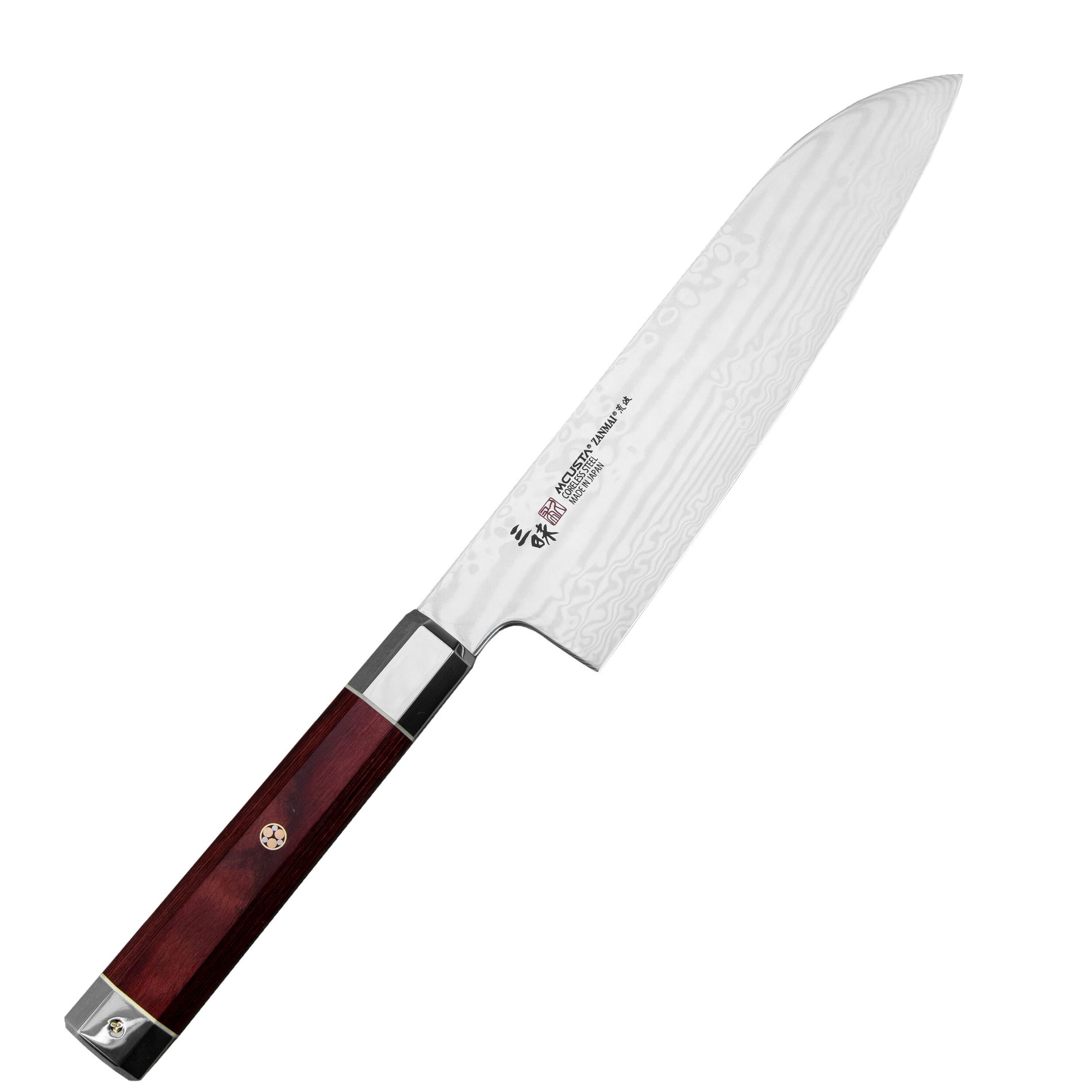 MCUSTA Zanmai Ultimate Aranami 18 cm - japonský nůž Santoku z nerezové oceli