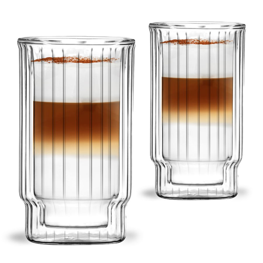 VIALLI DESIGN Lungo 300 ml 2 ks – skleněné termopoháry na zmrzlinu a dezerty s dvojitou stěnou