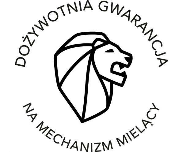 Dożywotnia gwarancja na mechanizm mielący Dożywotnia gwarancja na mechanizm mielący