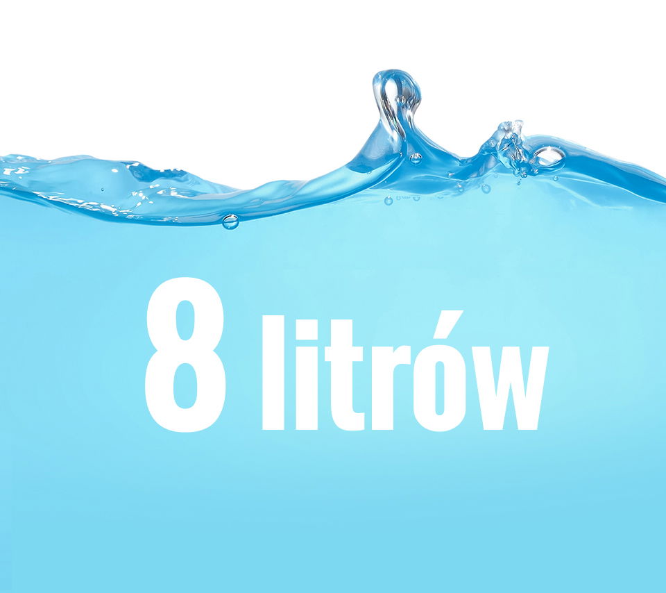 Pojemny sokownik 8 litrowy