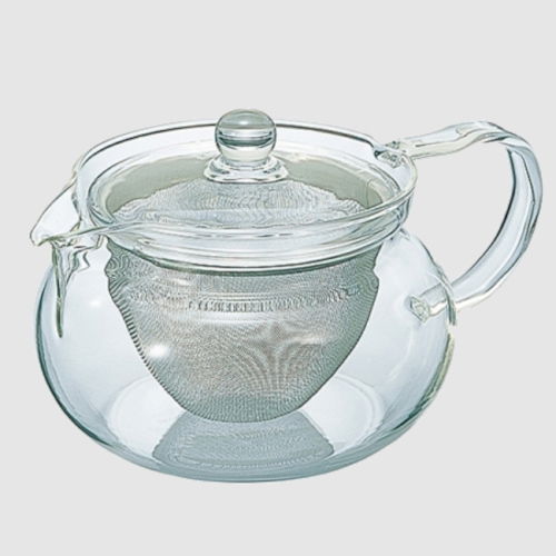HARIO KYUSU MARU 0,45 l - dzbanek do herbaty szklany z zaparzaczmem
