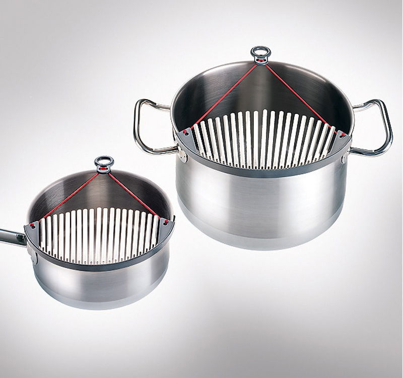 Cedzak na garnek ze stali nierdzewnej MOHA Flexinox Cedzak na garnek ze stali nierdzewnej MOHA Flexinox