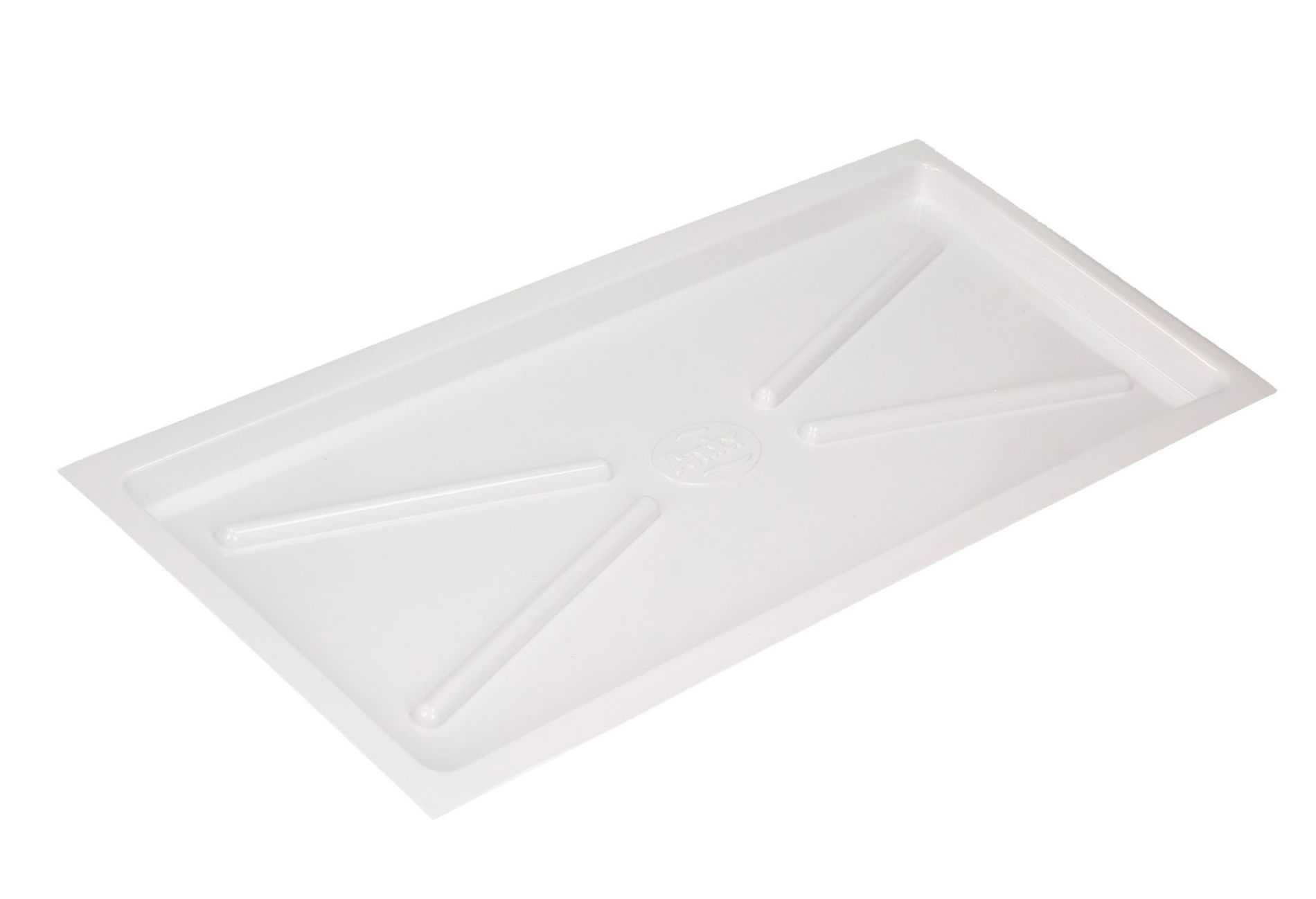 Tacka do suszarki do naczyń plastikowa WHITE BIAŁA 24 x 55 cm