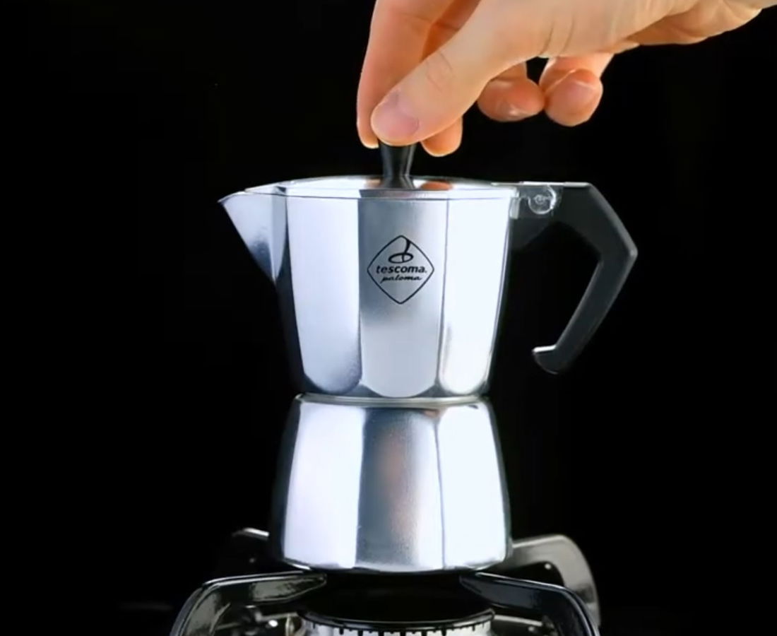 TESCOMA Paloma na 6 filiżanek espresso (6 tz) - kawiarka aluminiowa ciśnieniowa