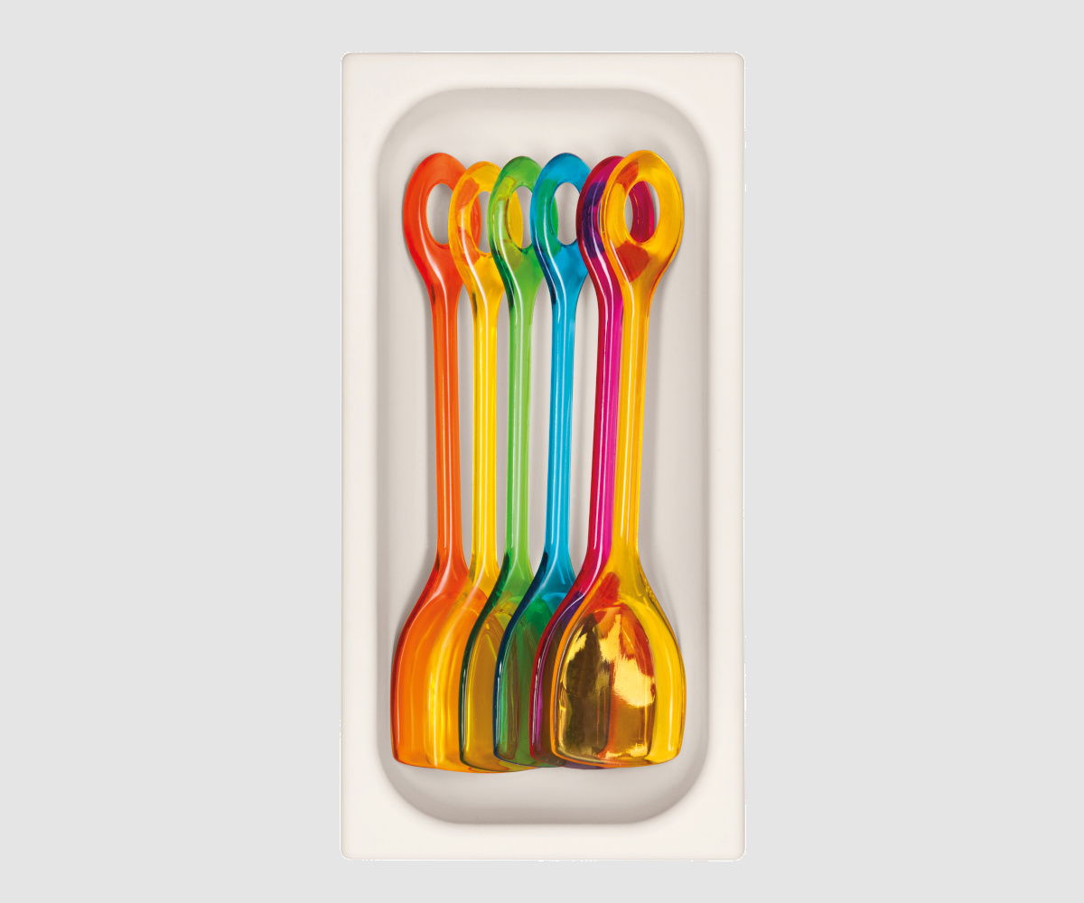 TESCOMA Flexi Space 14,8 x 7,4 cm kremowy - organizer / wkład do szuflady na sztućce plastikowy