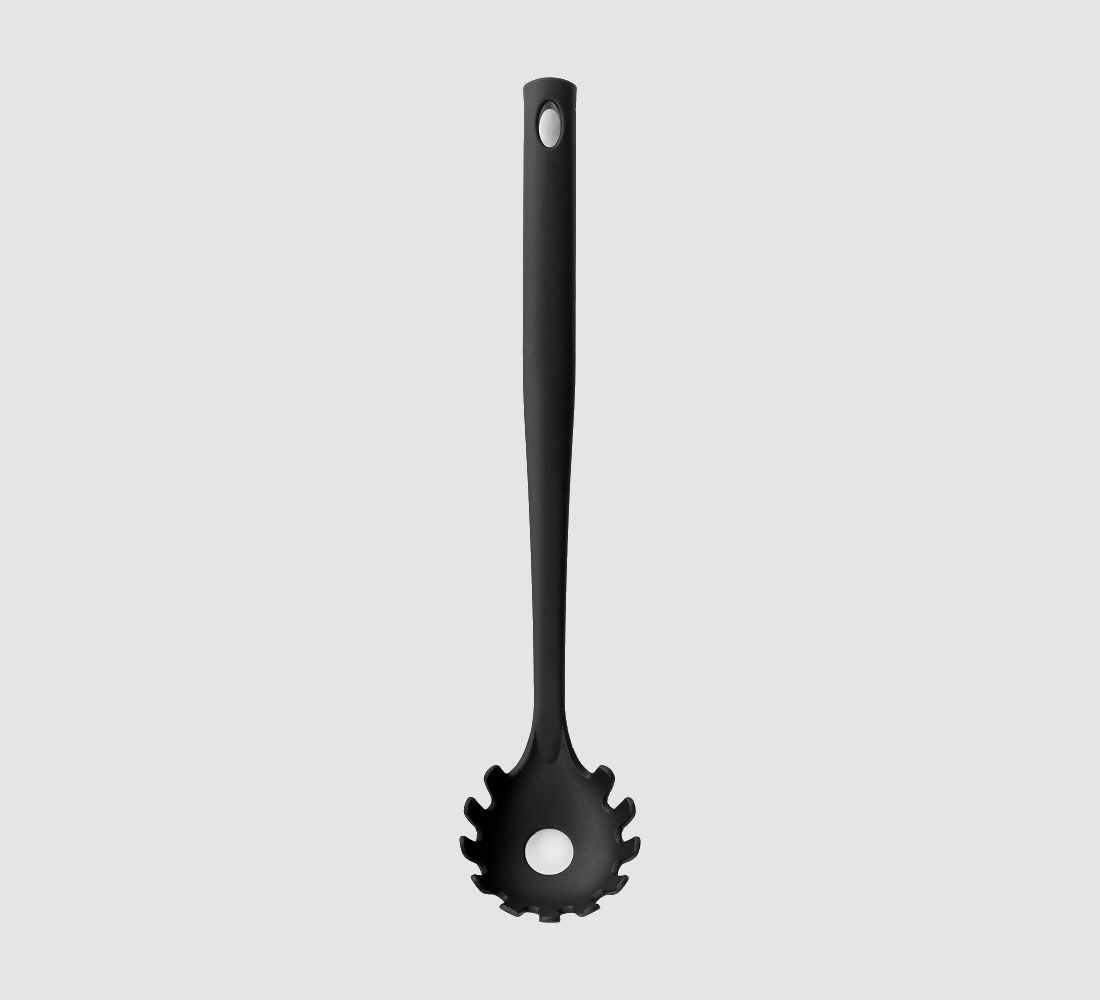 BRABANTIA Black Nylon 33,8 cm czarna - łyżka do makaronu nylonowa