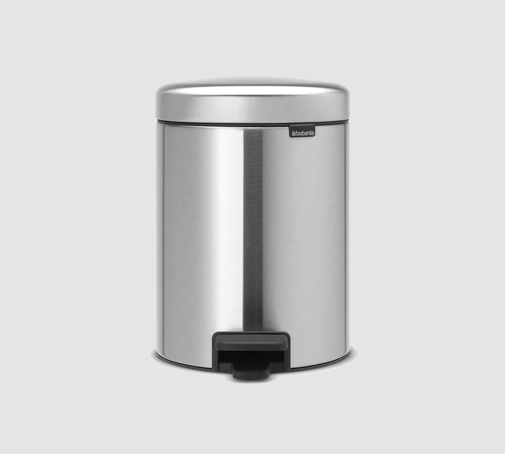 BRABANTIA Newicon 5 l - kosz łazienkowy ze stali nierdzewnej z pedałem BRABANTIA Newicon 5 l - kosz łazienkowy ze stali nierdzewnej z pedałem