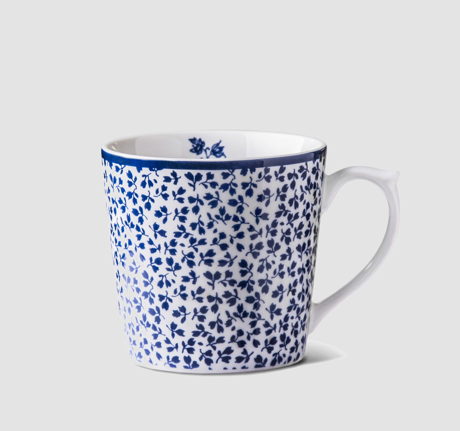 Kubek porcelanowy LAURA ASHLEY FLORIS BIAŁY 180 ml