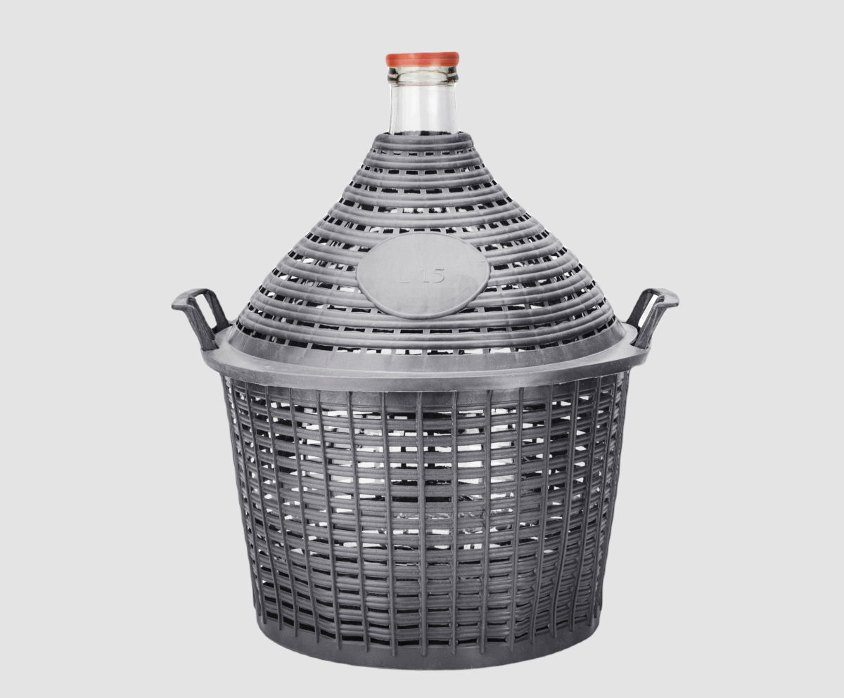 Balon do wina szklany AMBROSIO GRAPE CZARNY 15 l