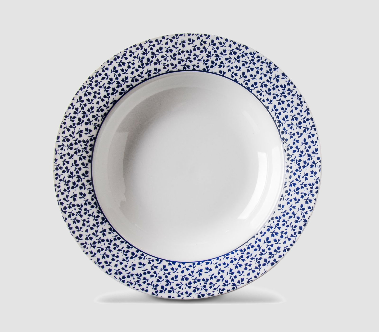 Talerz obiadowy głęboki porcelanowy LAURA ASHLEY FLORIS BIAŁY 22 cm Talerz obiadowy głęboki porcelanowy LAURA ASHLEY FLORIS BIAŁY 22 cm