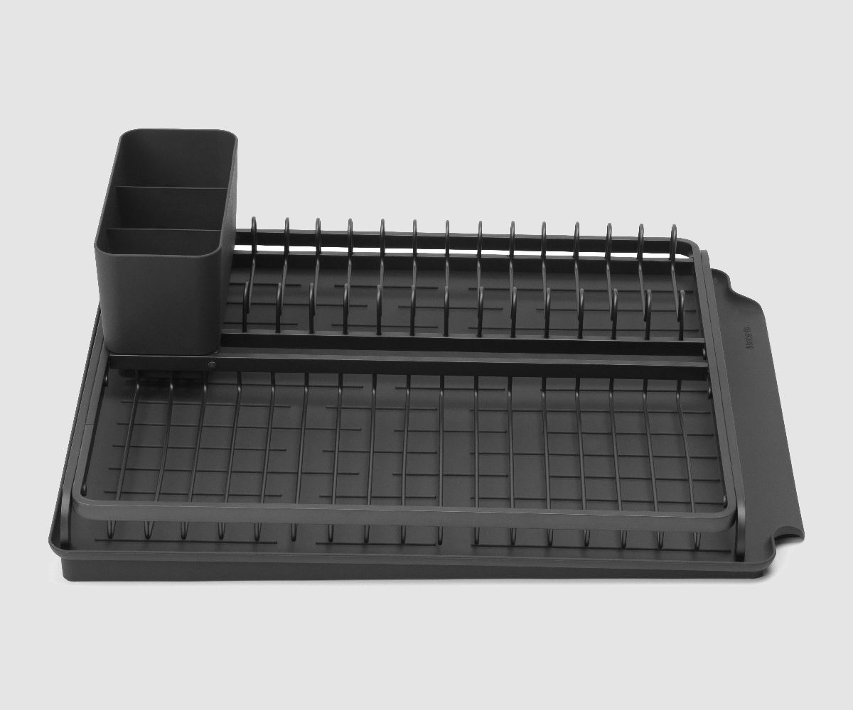 BRABANTIA Otto 49,2 x 38,6 cm ciemnoszara - suszarka do naczyń plastikowa