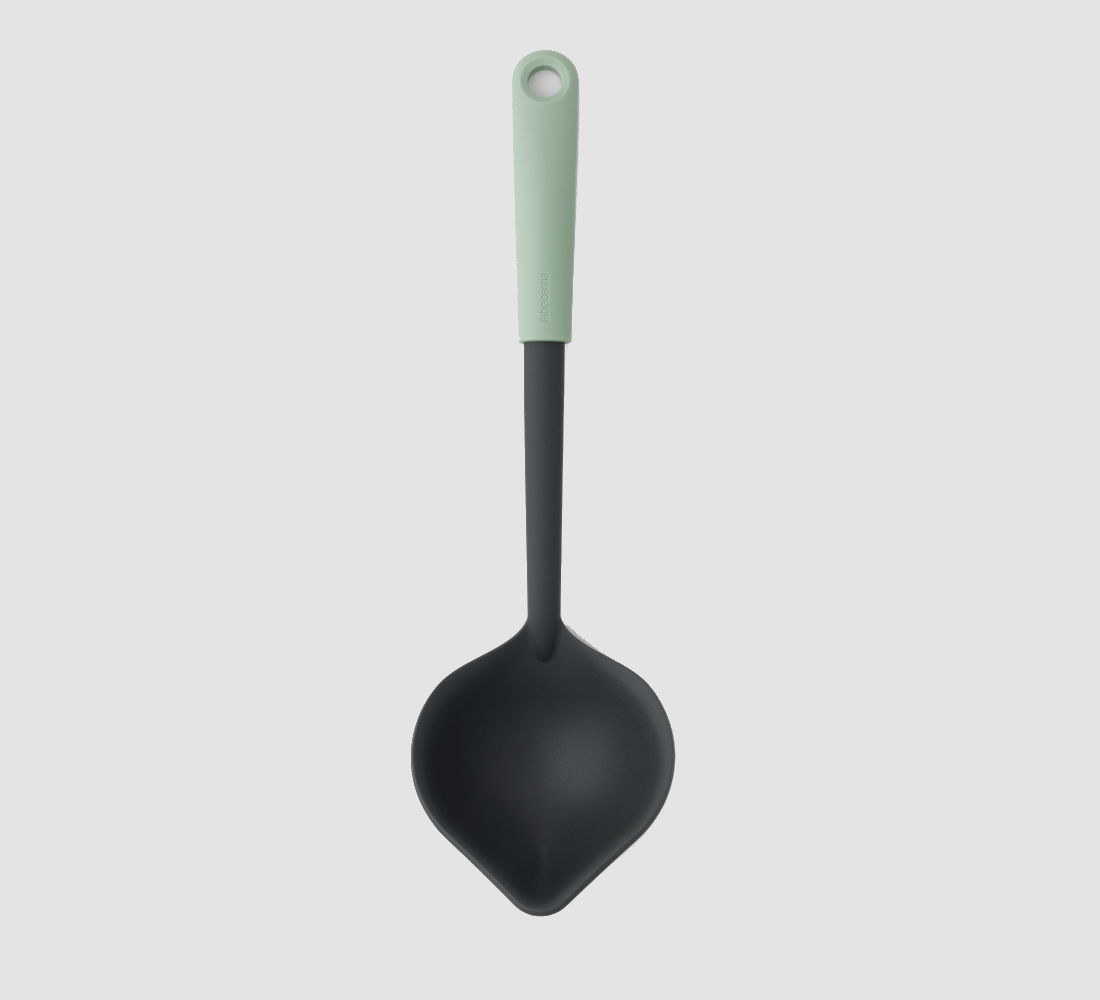 BRABANTIA Tasty Plus 32,8 cm zielona - chochla / łyżka wazowa nylonowa