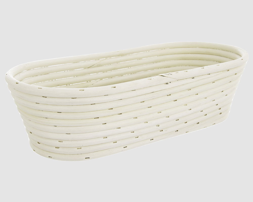 Koszyk do wyrastania chleba rattanowy KŁOS BEŻOWY 26 cm