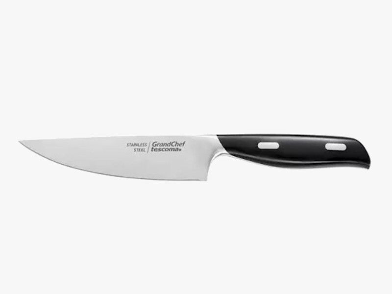TESCOMA Grand Chef Edge 15 cm czarny - nóż uniwersalny ze stali nierdzewnej