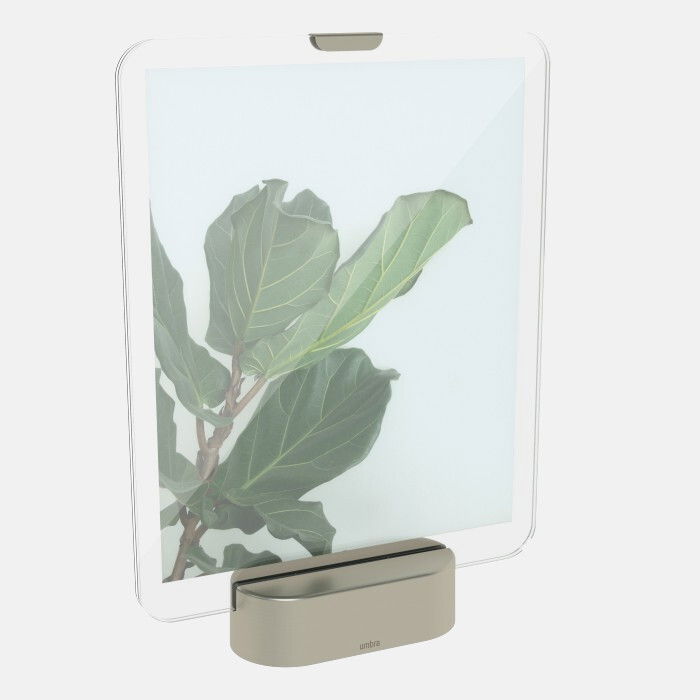 UMBRA Glo L 20 x 25 cm nikiel - ramka na zdjęcia podświetlana szklana UMBRA Glo L 20 x 25 cm nikiel - ramka na zdjęcia podświetlana szklana