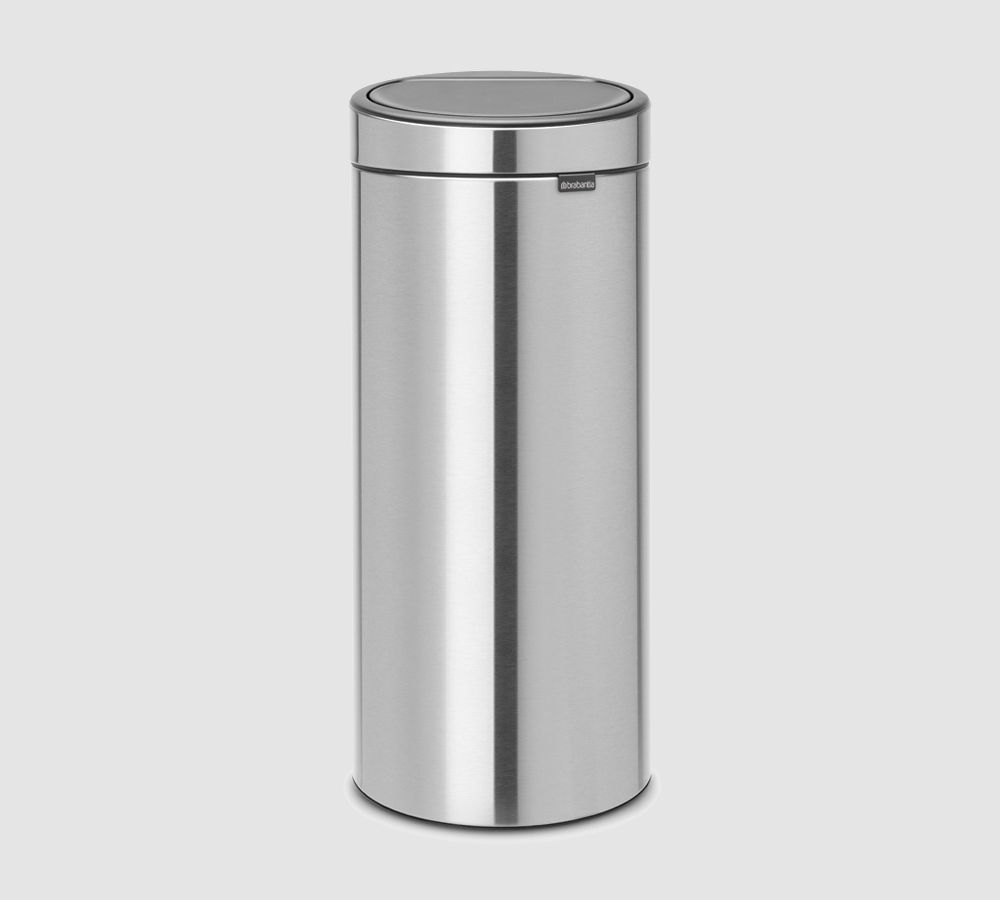BRABANTIA Touch Bin II 30 l - kosz na śmieci ze stali nierdzewnej