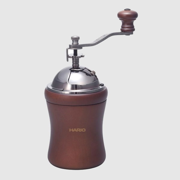 HARIO Coffee Mill Dome brązowy - młynek do kawy drewniany ręczny HARIO Coffee Mill Dome brązowy - młynek do kawy drewniany ręczny