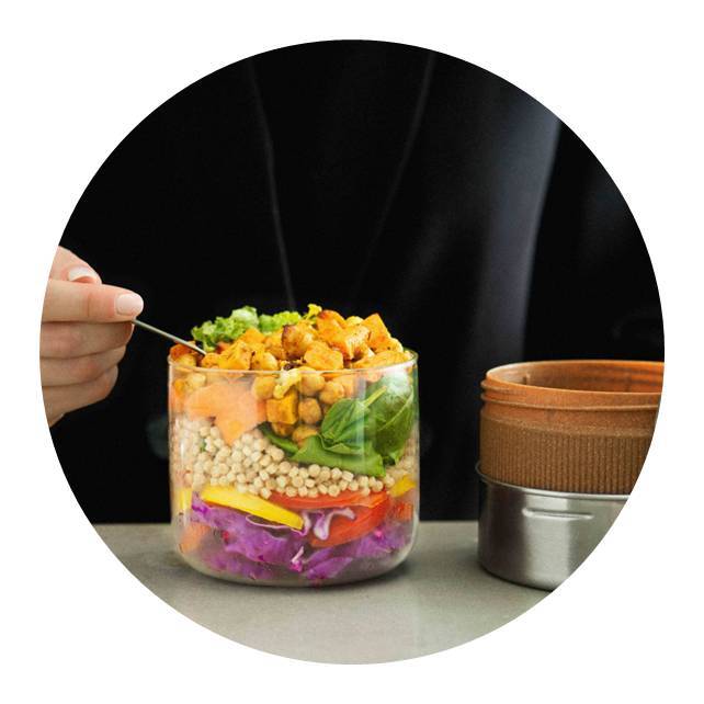 Black Blum Lunch Bowl 0,6 l brązowy Black Blum Lunch Bowl 0,6 l brązowy
