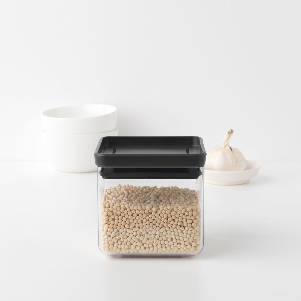 BRABANTIA Tasty 0,7 l czarny - pojemnik na żywność