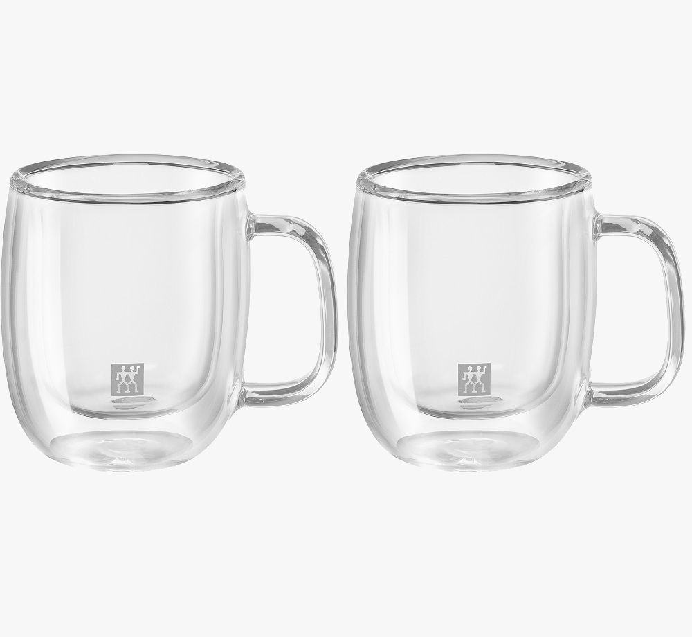 ZWILLING Sorrento Handle 80 ml 2 szt. - szklanki do espresso termiczne z podwójnymi ściankami szklane ZWILLING Sorrento Handle 80 ml 2 szt. - szklanki do espresso termiczne z podwójnymi ściankami szklane