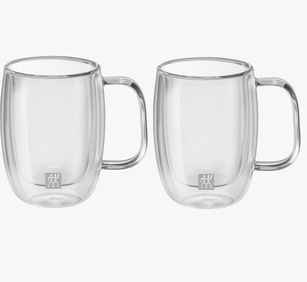 ZWILLING Sorrento Handle 134 ml 2 szt. - szklanki do espresso termiczne z podwójnymi ściankami szklane ZWILLING Sorrento Handle 134 ml 2 szt. - szklanki do espresso termiczne z podwójnymi ściankami szklane