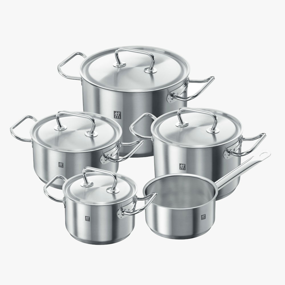 ZWILLING Twin Classic - zestaw 5 garnków ze stali nierdzewnej z pokrywkami