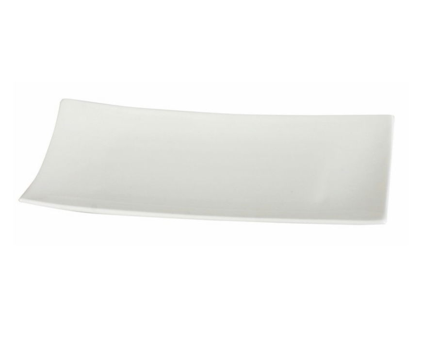 AMBITION Salsa Prostokątna 21,5 x 10 cm biały - półmisek porcelanowy