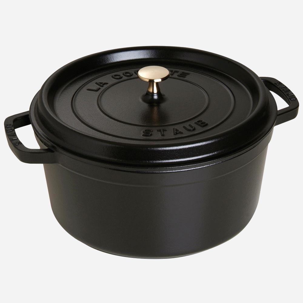STAUB La Cocotte 6,7 l czarny - garnek żeliwny z pokrywką STAUB La Cocotte 6,7 l czarny - garnek żeliwny z pokrywką