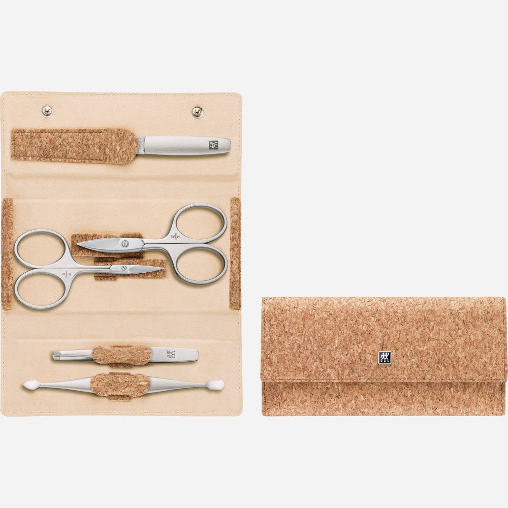 ZWILLING Twinox 6 el. ciemnobeżowy - zestaw do paznokci ze stali nierdzewnej w etui ZWILLING Twinox 6 el. ciemnobeżowy - zestaw do paznokci ze stali nierdzewnej w etui