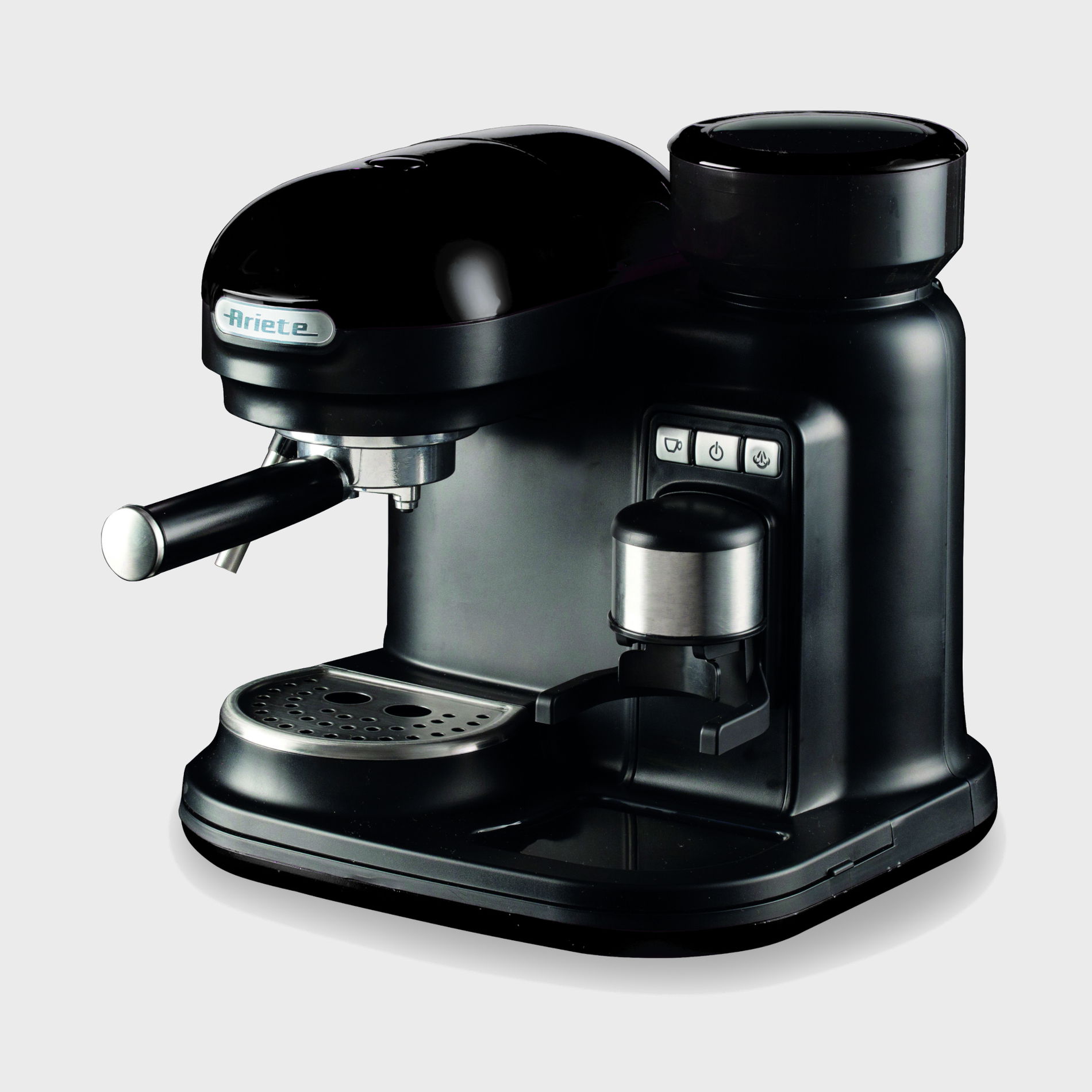 ARIETE Espresso Moderna 1080 W czarny - ekspres do kawy ciśnieniowy metalowy ARIETE Espresso Moderna 1080 W czarny - ekspres do kawy ciśnieniowy metalowy