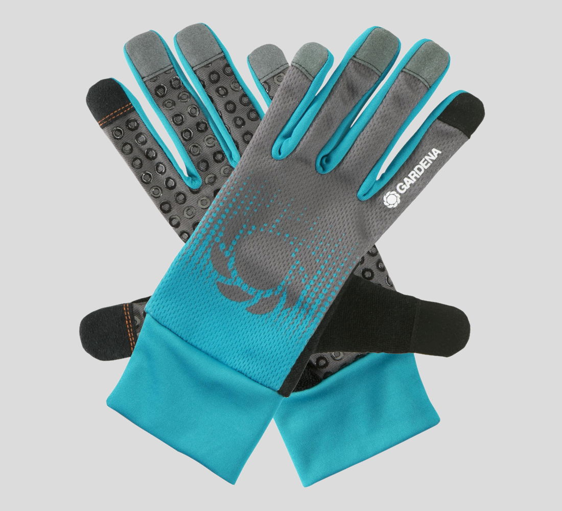 Gardena Garden Gloves S/7 niebieskie - rękawiczki ogrodowe poliestrowe