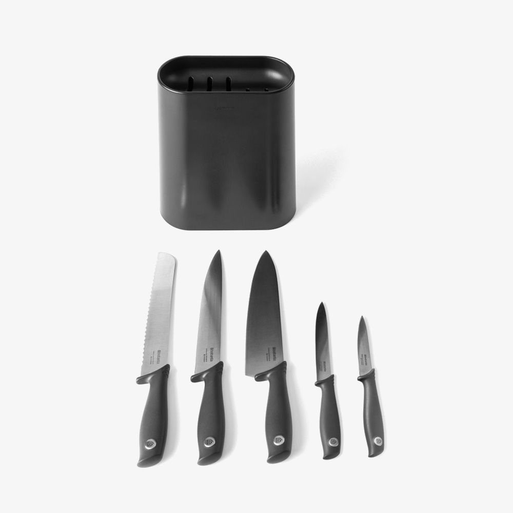 Tasty Plus - zestaw noży w bloku marki Brabantia Tasty Plus - zestaw noży w bloku marki Brabantia