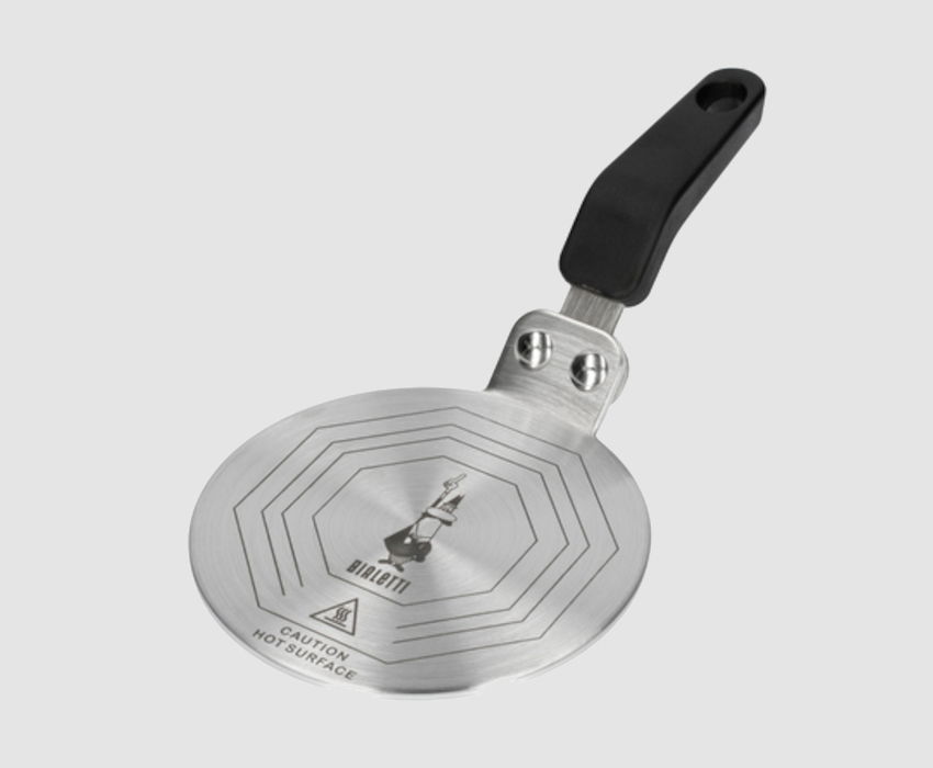 BIALETTI Induk 13 cm - nakładka na płytę indukcyjną ze stali nierdzewnej pod kawiarkę