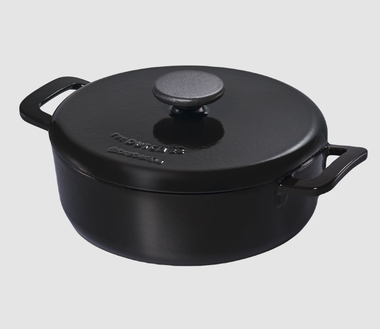 BRABANTIA The Dutch Matt Black 4,5 l czarny - rondel żeliwny z pokrywką BRABANTIA The Dutch Matt Black 4,5 l czarny - rondel żeliwny z pokrywką