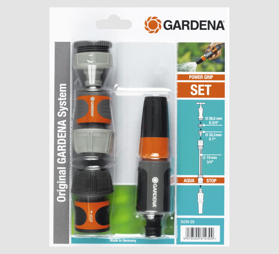 GARDENA Original 3/4 5 el. szary - zestaw do podlewania