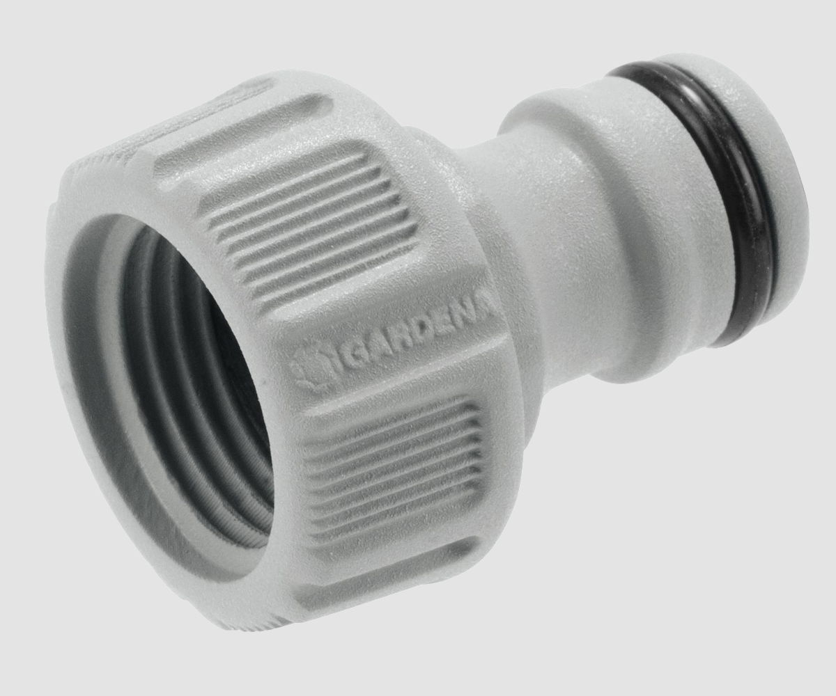GARDENA Original System Tap Connection 21 mm G 1/2 szare - przyłącze kranowe