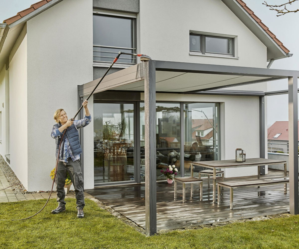 GARDENA - trzonek przepływowy z przegubem Cleansystem Trin