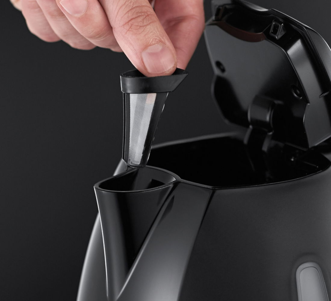 Textures Plus 1,7 l czarny - czajnik elektryczny bezprzewodowy marki Russell Hobbs Textures Plus 1,7 l czarny - czajnik elektryczny bezprzewodowy marki Russell Hobbs