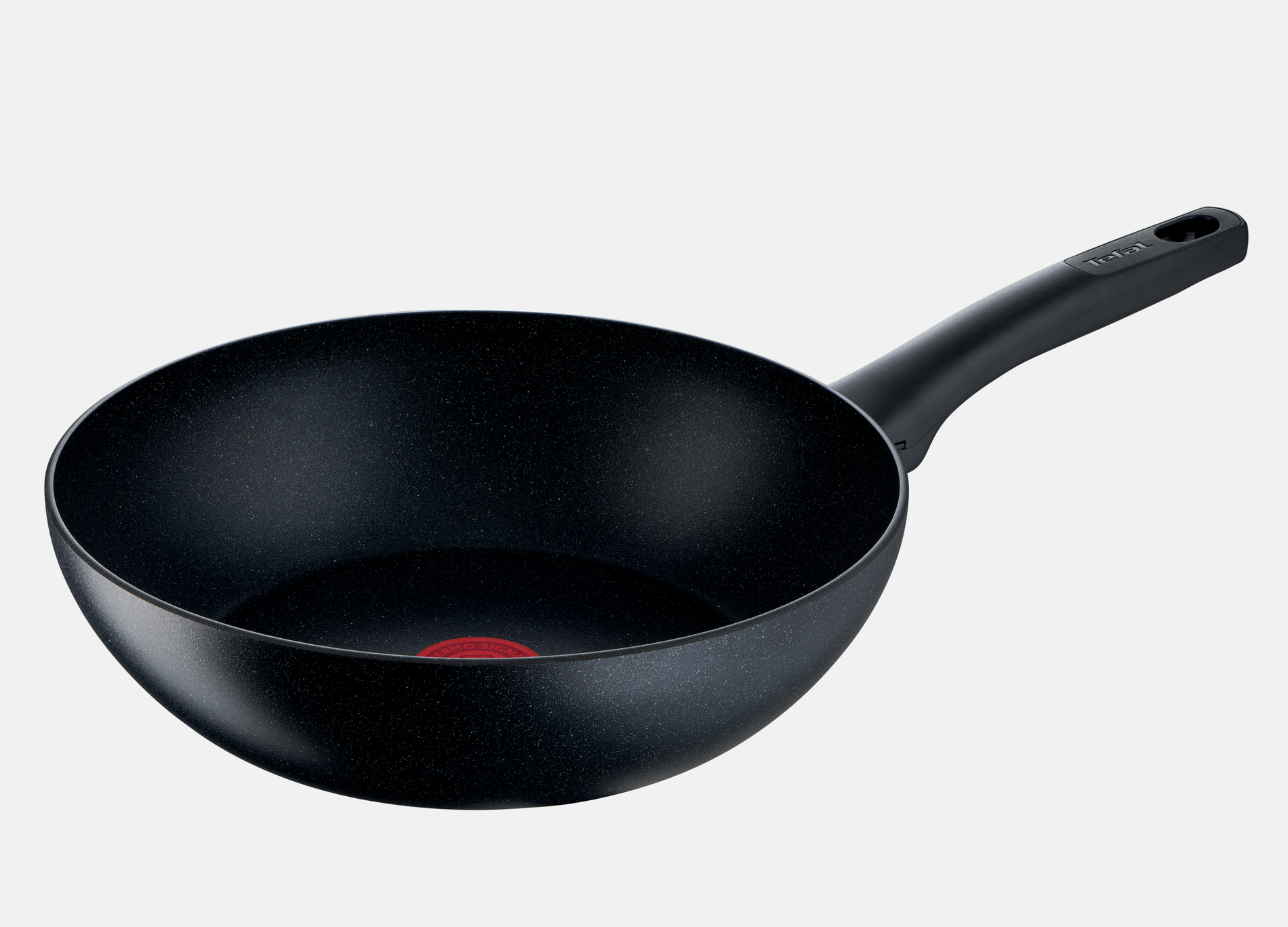 TEFAL Black Stone 28 cm czarna - patelnia / wok nieprzywierający TEFAL Black Stone 28 cm czarna - patelnia / wok nieprzywierający