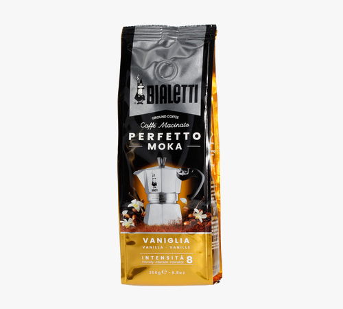 BIALETTI Perfetto Moka Vanilia 250g - włoska kawa mielona